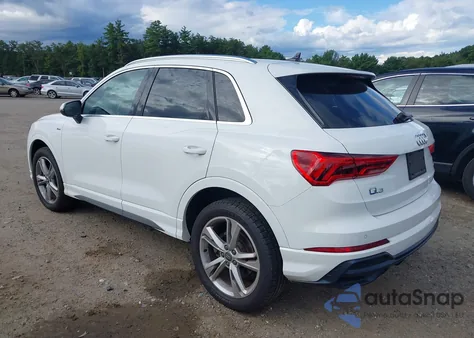 2019 Audi Q3 2.0T S Line Premium из США, поврежденный, VIN WA1DECF33K1083324